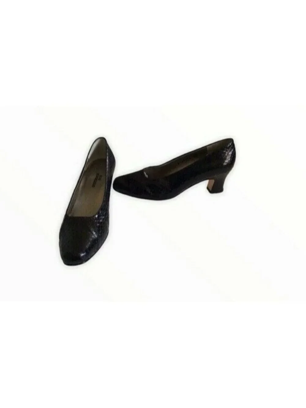 Ros Hommerson Faux Leather Snake Pattern Pump Heel Size 6M